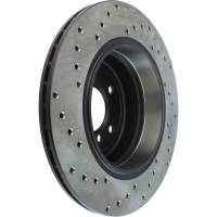 StopTech - StopTech Sport Cryo Cross Drilled Brake Rotor; Rear Left - Image 5