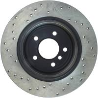 StopTech - StopTech Sport Cross Drilled Brake Rotor; Rear Left - Image 2