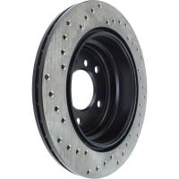 StopTech - StopTech Sport Cryo Cross Drilled Brake Rotor; Rear Left - Image 4