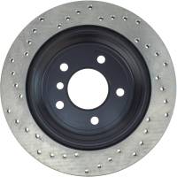 StopTech - StopTech Sport Cryo Cross Drilled Brake Rotor; Rear Left - Image 5