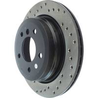 StopTech - StopTech Sport Cryo Drilled Brake Rotor; Rear Right - Image 4