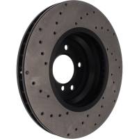 StopTech - StopTech Sport Cryo Cross Drilled Brake Rotor; Front Left - Image 4