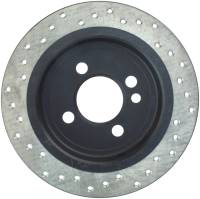 StopTech - StopTech Sport Cross Drilled Brake Rotor; Rear Left - Image 2