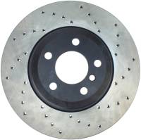 StopTech Sport Cross Drilled Brake Rotor; Rear Left