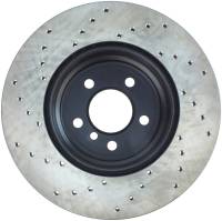 StopTech - StopTech Sport Cross Drilled Brake Rotor; Rear Left - Image 2