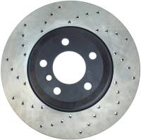 StopTech Sport Cross Drilled Brake Rotor; Rear Right