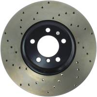 StopTech Sport Cross Drilled Brake Rotor; Front Right