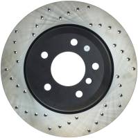 StopTech Sport Cross Drilled Brake Rotor; Rear Right