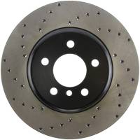 StopTech Sport Cross Drilled Brake Rotor; Rear Right