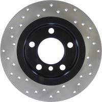 StopTech - StopTech Sport Cryo Cross Drilled Brake Rotor; Rear Left - Image 3