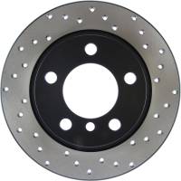 StopTech - StopTech Sport Cryo Cross Drilled Brake Rotor; Rear Left - Image 4