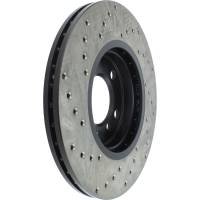 StopTech - StopTech Sport Cryo Cross Drilled Brake Rotor; Front Left - Image 5