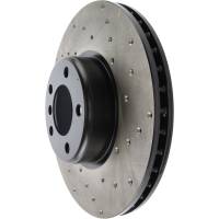 StopTech - StopTech Sport Cryo Cross Drilled Brake Rotor; Front Left - Image 4