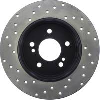 StopTech - StopTech Sport Cryo Cross Drilled Brake Rotor; Rear Left - Image 5