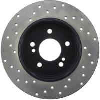 StopTech - StopTech Sport Cross Drilled Brake Rotor; Rear Left - Image 2