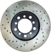 StopTech Sport Cross Drilled Brake Rotor; Front Right