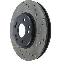 StopTech - StopTech Sport Cryo Cross Drilled Brake Rotor; Front Left - Image 4