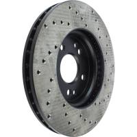 StopTech - StopTech Sport Cryo Cross Drilled Brake Rotor; Front Right - Image 5