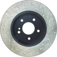 StopTech - StopTech Sport Cryo Cross Drilled Brake Rotor; Rear Left - Image 5