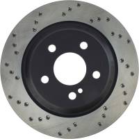 StopTech - StopTech Sport Cryo Cross Drilled Brake Rotor; Rear Left - Image 4