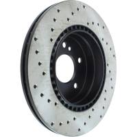 StopTech - StopTech Sport Cryo Cross Drilled Brake Rotor; Rear Left - Image 4