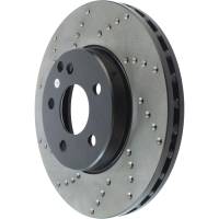 StopTech - StopTech Sport Cryo Cross Drilled Brake Rotor; Front Right - Image 4