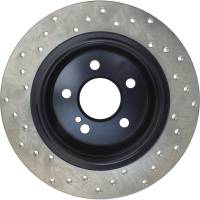 StopTech - StopTech Sport Cryo Cross Drilled Brake Rotor; Rear Left - Image 2