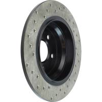 StopTech - StopTech Sport Cryo Cross Drilled Brake Rotor; Rear Left - Image 3