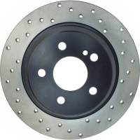 StopTech - StopTech Sport Cryo Cross Drilled Brake Rotor; Rear Left - Image 4