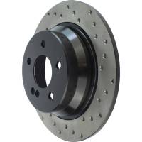 StopTech - StopTech Sport Cryo Cross Drilled Brake Rotor; Rear Left - Image 5