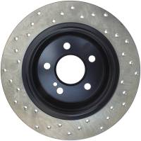 StopTech - StopTech Sport Cross Drilled Brake Rotor; Rear Left - Image 2