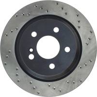 StopTech - StopTech Sport Cryo Cross Drilled Brake Rotor; Rear Left - Image 3