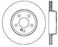 StopTech Sport Cross Drilled Brake Rotor; Rear Left