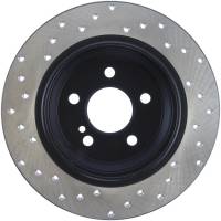 StopTech - StopTech Sport Cross Drilled Brake Rotor; Rear Left - Image 2