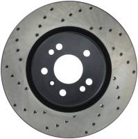 StopTech Sport Cross Drilled Brake Rotor; Front Right