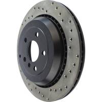 StopTech - StopTech Sport Cryo Cross Drilled Brake Rotor; Rear Left - Image 3