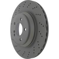 StopTech - StopTech Cryostop Premium Drilled Brake Rotor; Rear - Image 3