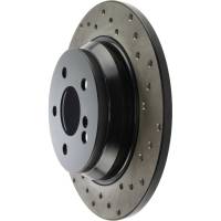 StopTech - StopTech Sport Cryo Cross Drilled Brake Rotor; Rear Left - Image 4