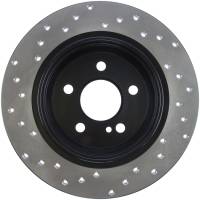 StopTech - StopTech Sport Cross Drilled Brake Rotor; Rear Left - Image 2