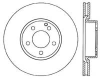 StopTech Sport Cross Drilled Brake Rotor; Front Left