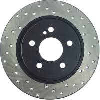 StopTech - StopTech Sport Cryo Cross Drilled Brake Rotor; Rear Left - Image 3