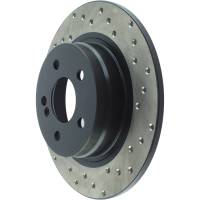 StopTech - StopTech Sport Cryo Cross Drilled Brake Rotor; Rear Left - Image 4