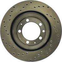 StopTech - StopTech Sport Cryo Cross Drilled Brake Rotor; Rear Left - Image 4