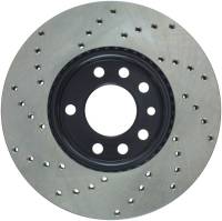 StopTech - StopTech Sport Cross Drilled Brake Rotor Front Left 128.38016L - Image 2