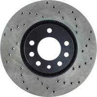 StopTech - StopTech Sport Cryo Cross Drilled Brake Rotor Front Left 128.38017CL - Image 3