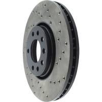 StopTech - StopTech Sport Cryo Cross Drilled Brake Rotor Front Left 128.38017CL - Image 4