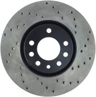 StopTech - StopTech Sport Cross Drilled Brake Rotor Front Left 128.38017L - Image 1