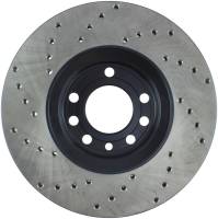 StopTech - StopTech Sport Cross Drilled Brake Rotor Front Left 128.38017L - Image 2