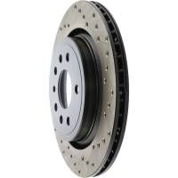 Stoptech - StopTech Sport Cryo Cross Drilled Brake Rotor Rear Left 128.38019CL - Image 3