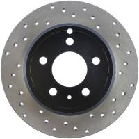 Stoptech - StopTech Sport Cross Drilled Brake Rotor Rear Left 128.39020L - Image 1